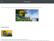 Tablet Screenshot of liviagershon.com
